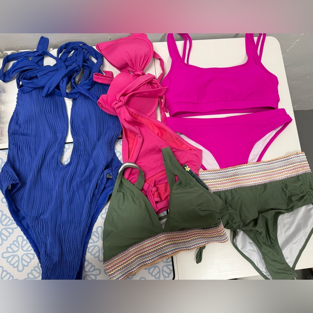Bathing Suit Bundle (4) - Size Medium - image 1